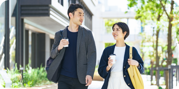 デートをしているカップル